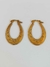 AC0024474 Brinco Argola Detalhado Banho de Ouro 18k - comprar online