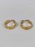 AC0026225 Brinco Argola Lisa e Fosca Banho de Ouro 18k - Andréa Carmem Semijoias - Atacado e Varejo de Semijoias