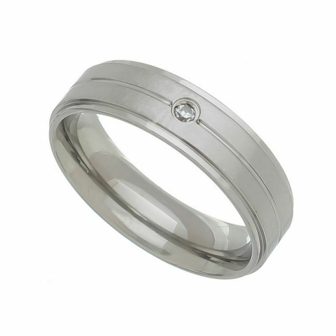 Aliança Anatômica Fosca Aço Inox 316L AC0104880