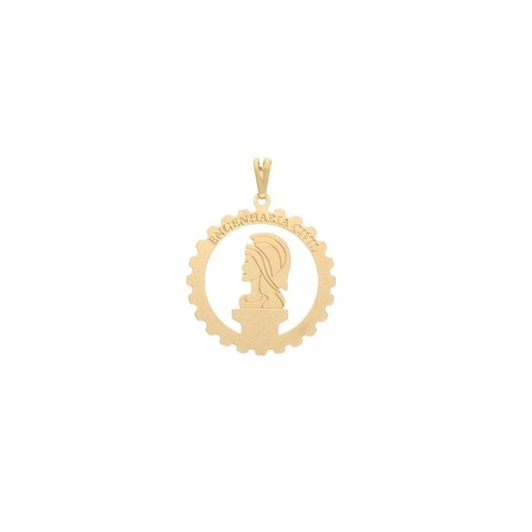 Pingente Profissão Engenharia Civil Banho de Ouro 18k AC0303667