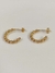 AC03494 Brinco Argola Bolinha Banho de Ouro 18k - comprar online