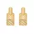 AC15096485392 Brinco Escrava Banho de Ouro 18k