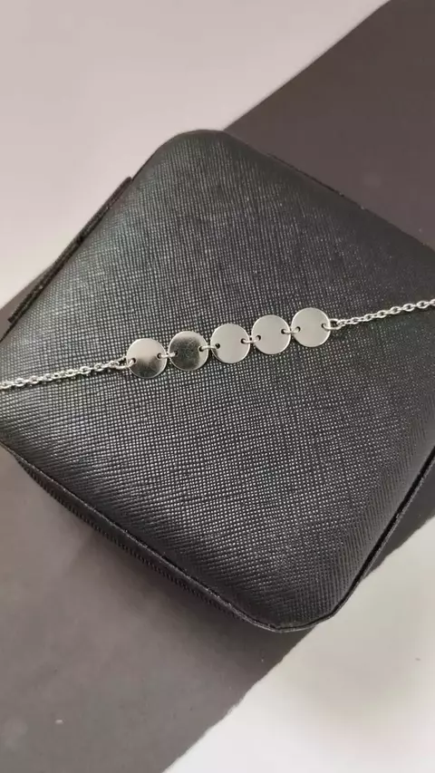 Pulseira Medalhas Aço Inox 304L AC22817