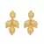 AC258920 Brinco Folhas Banho de Ouro 18k