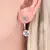 AC287 Brinco Ear Jacket Ponto de Luz Aço Inox