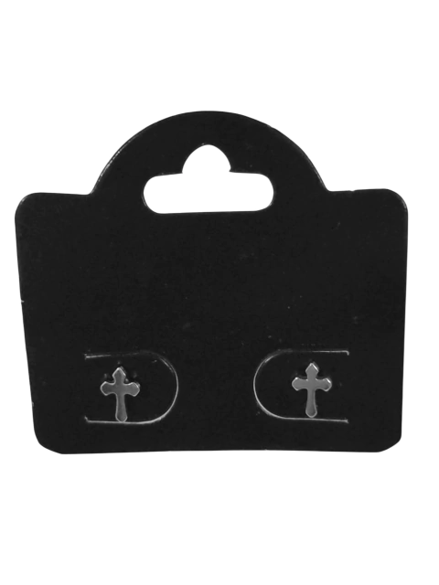 Brinco Cruz Corte a Laser Aço Inox 316L AC36