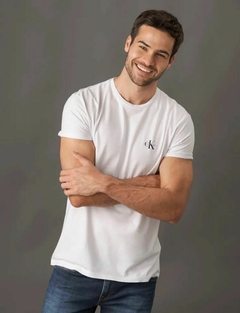 CAMISETA MASCULINA CALVIN KLEIN JEANS | BRANCA