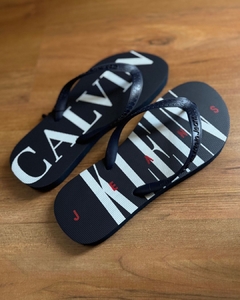 CHINELO CALVIN KLEIN JEANS MASCULINO AZUL MARINHO - comprar online
