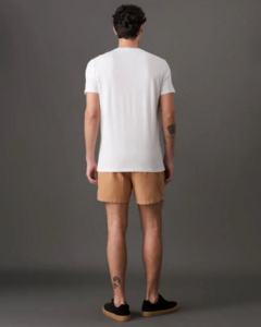 CAMISETA MASCULINA CALVIN KLEIN JEANS REISSUE BRANCO - Dona Chica
