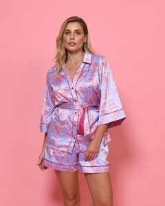 SHORT DOLL MANGA ¾ VERSALHES AZUL - comprar online