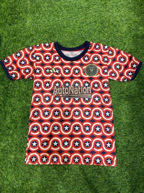 CAMISETA DEL INTER DE MIAMI CAPITÁN AMÉRICA