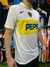Camiseta suplente de Boca Juniors de 2003, blanca con detalles amarillos y el logo de Pepsi en el centro.