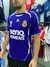 Camiseta retro del Real Madrid en color azul con el nombre "Ronaldo".