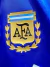 Logotipo de la Asociación del Fútbol Argentino (AFA) en un rompeviento retro de Argentina de 1994.