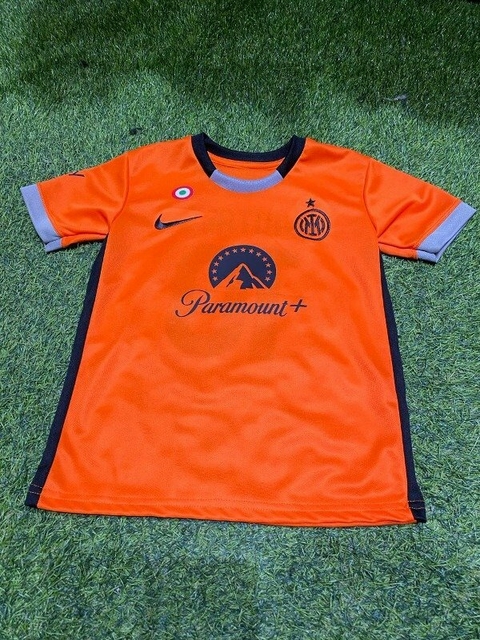 CAMISETA DEL INTER DE MILAN "LAUTARO MARTINEZ" SUPLENTE NIÑO