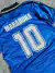 Camiseta retro de fútbol con el nombre "Maradona" y el número 10, en color azul, de la selección argentina de 1994.