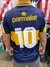 Camiseta retro de Boca Juniors, modelo "Olan Maradona Parmalat" de 1996, vista desde atrás con el número 10.