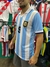 Camiseta de la Selección Argentina, modelo Batistuta 2000 de Reebok, con rayas celestes y blancas, número 9 en el frente.