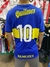 Camiseta retro de Boca Juniors, color azul con amarillo, año 2000, con el logo de Quilmes y el número 10 en la espalda.