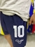 Short de Boca Juniors en color azul marino con el número 10 y logo de Olan.