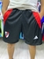 Shorts de River Plate en color negro con detalles rojos y logo del club en la parte frontal.