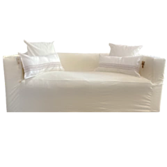 Funda Sillón Mónaco Elastizada Cubo - 2 Cuerpos (1,50 Mtr)