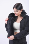 929A-CAMPERA CORTA NEGRA DAMA