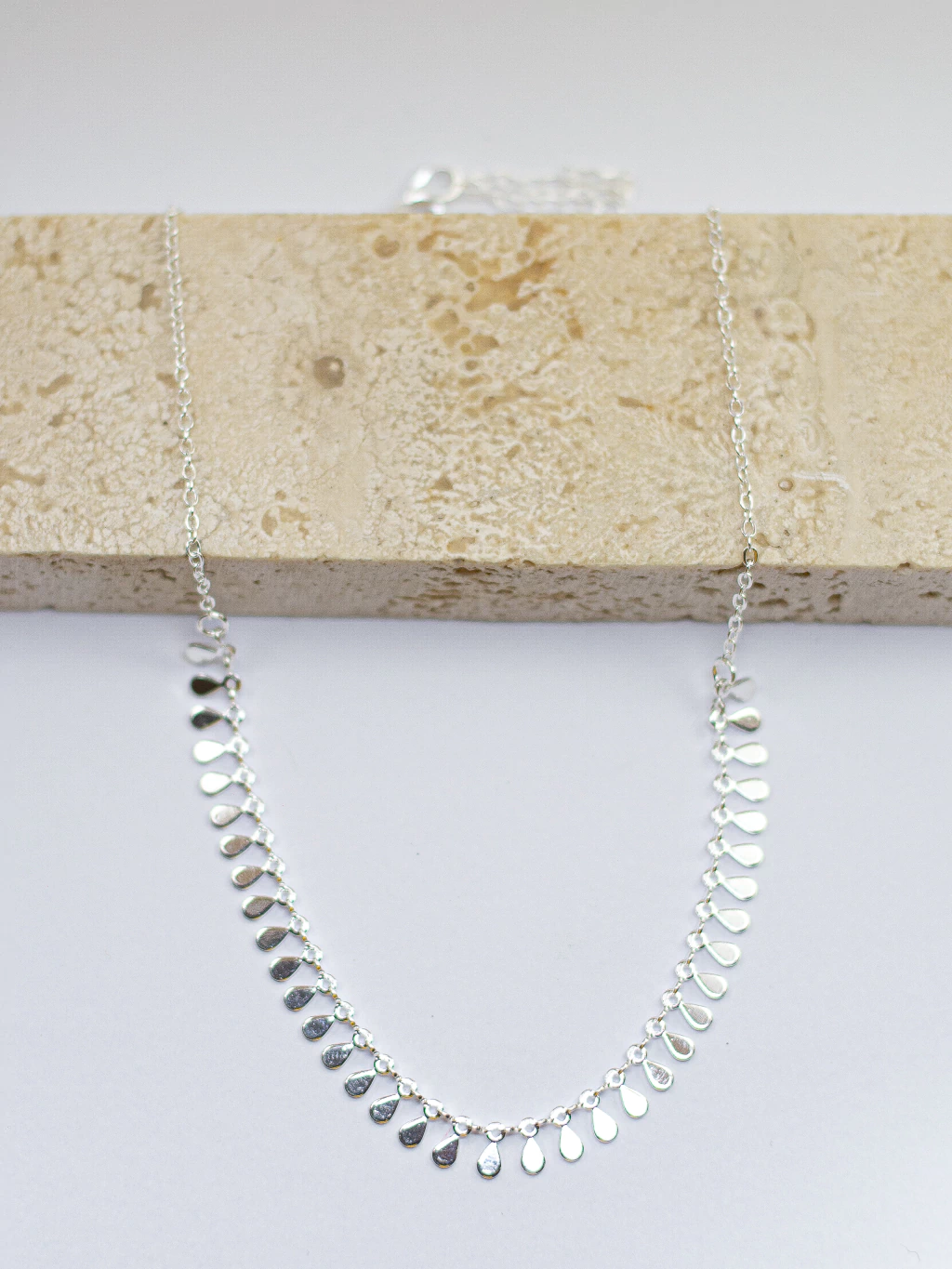 Choker Gotas de Prata