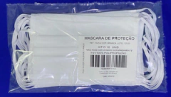Máscara TNT Tripla Descartavel com Elastico - 10 Unidades