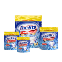 SABÃO EM PÓ 800G FACILITA AUDAX - comprar online