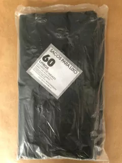 SACO DE LIXO 060 LITROS PRETO COM 100 UN C3 PERI na internet