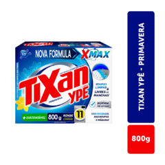 Sabão em Pó 800g Tixan Primavera Ypê - Faxinando Brasil - Produtos de Higiene e Limpeza