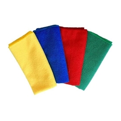 PANO MICROFIBRA GRANDE 30X30 C/4 UN COLORIDAS - loja online