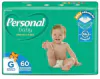 FRALDA DESCARTAVEL PROTECT SEC HIPER PERSONAL BABY 1 PACOTE TAMANHO G COM 60UN