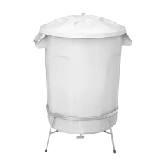 Cesto De Lixo Redondo Com Pedal 100 Litros