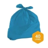Saco de Lixo 40L 100Un Azul