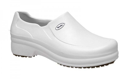 SAPATO DE BORRACHA CANO CURTO BRANCA TAMANHO O PAR SOFT WORKS