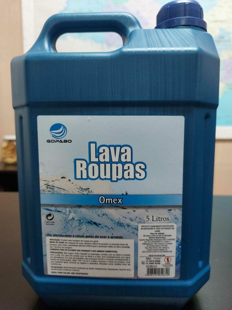 SABÃO LIQUIDO AZUL OMEX 5 LITROS - GOPABO