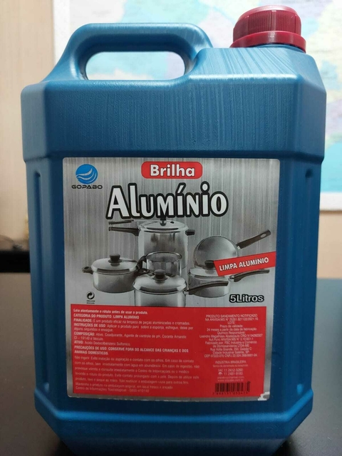 LIMPA ALUMINIO 5 LITROS - GOPABO
