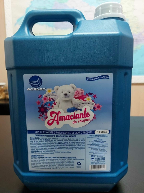 AMACIANTE 5 LITROS AZUL - GOPABO