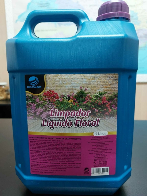 LIMPADOR PERFUMADO 5 LITROS FLORAL - GOPABO
