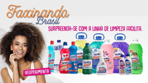 Imagem do banner rotativo Faxinando Brasil - Produtos de Higiene e Limpeza