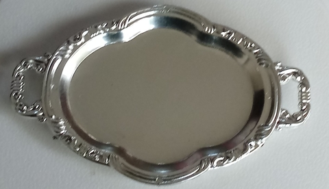 Mini Bandejinha para Doces - Prateada