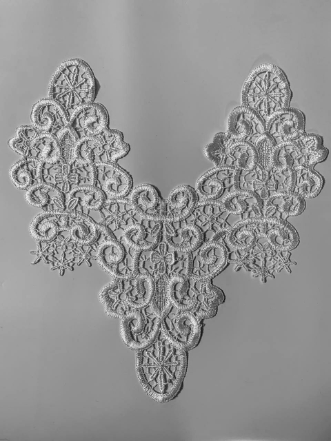 Aplique Renda de Algodão - Branca