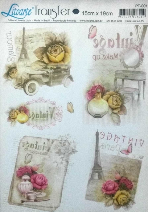 Papel Transfer para Decoupage - PT001