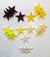 Recorte Feltro - Estrelas 4cm (Cores Variadas)
