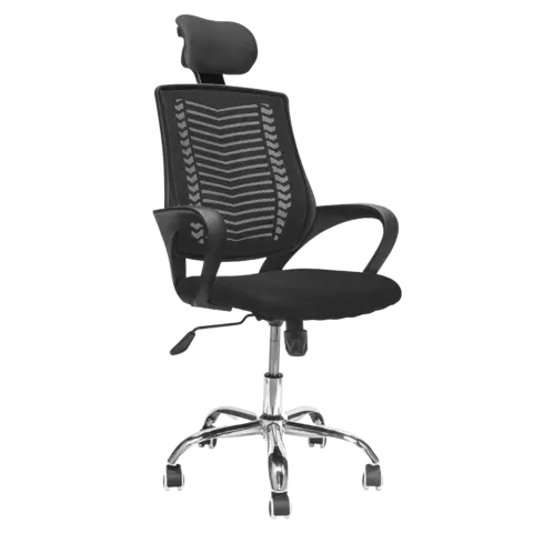 Silla de Oficina Ejecutiva BURDEOS Ergonómica con Cabezal y Base Giratoria - Red Mesh - comprar online