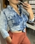 Camisa Jeans Estonada Alongada - comprar online