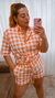 Conjunto Xadrez Laranja - comprar online