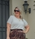 Blusa Malha Lisa Plus Size Off White